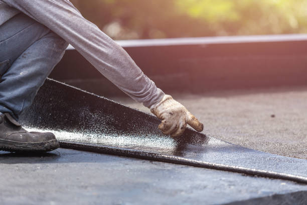 Professional Basement Waterproofing technician working in Middle Point, OH